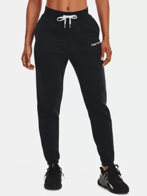 Dámské sportovní kalhoty UNDER ARMOUR ESSENTIAL SCRIPT PANT 1374105-001 Černá