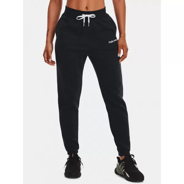  Dámské sportovní kalhoty UNDER ARMOUR ESSENTIAL SCRIPT PANT 1374105-001 Černá 