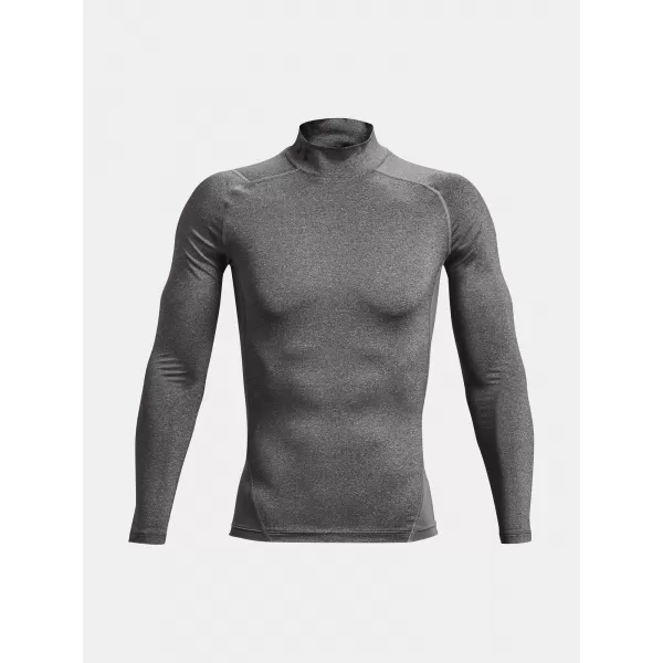  Pánské triko UNDER ARMOUR HG ARMOUR COMP MOCK LS 1369606-090 Šedá 
