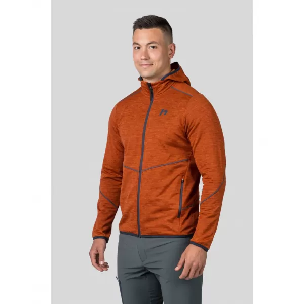  Pánská mikina HANNAH DAMAR HOODY BURNT ORANGE MEL 