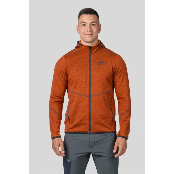  Pánská mikina HANNAH DAMAR HOODY BURNT ORANGE MEL 
