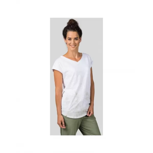  Dámské triko HANNAH MARME WHITE/GRAY 