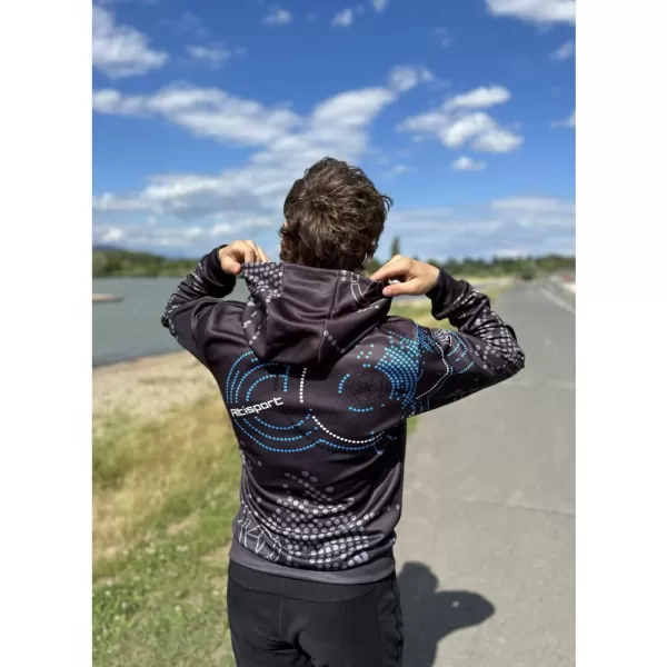  Pánská mikina premium ALTISPORT SWE/ALM06S07 GRAFITOVÁ 