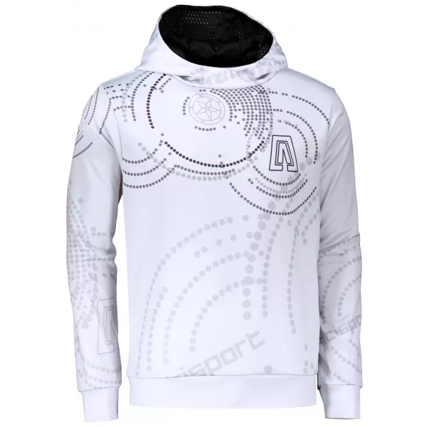  Pánská mikina premium ALTISPORT SWE/ALM06S07 SVĚTLE ŠEDÁ 