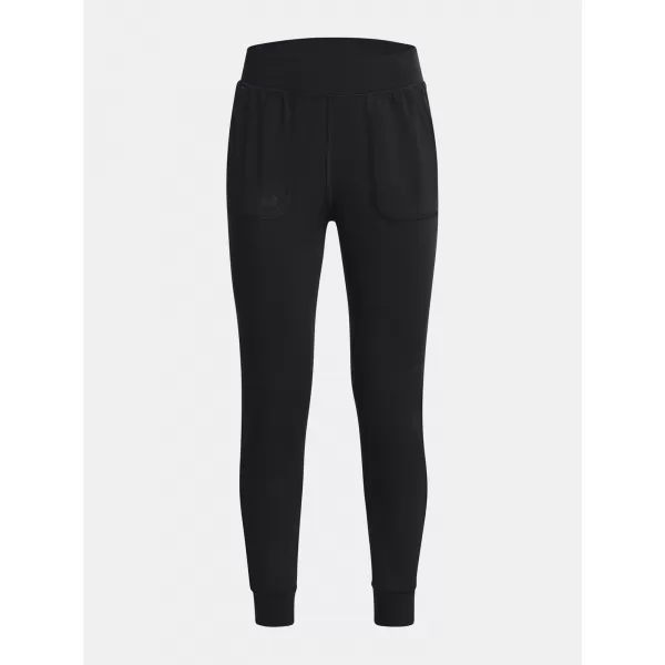  Dívčí tepláky UNDER ARMOUR MOTION JOGGER 1377112-001 Černá 