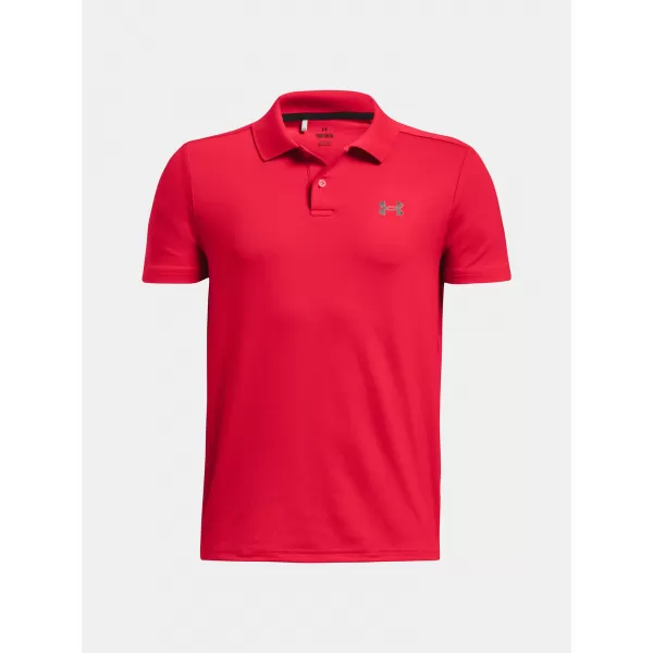  Chlapecké triko UNDER ARMOUR UA PERFORMANCE POLO 1377346-600 Červená 