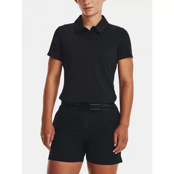  Dámské triko UNDER ARMOUR UA PLAYOFF SS POLO 1377335-001 Černá 