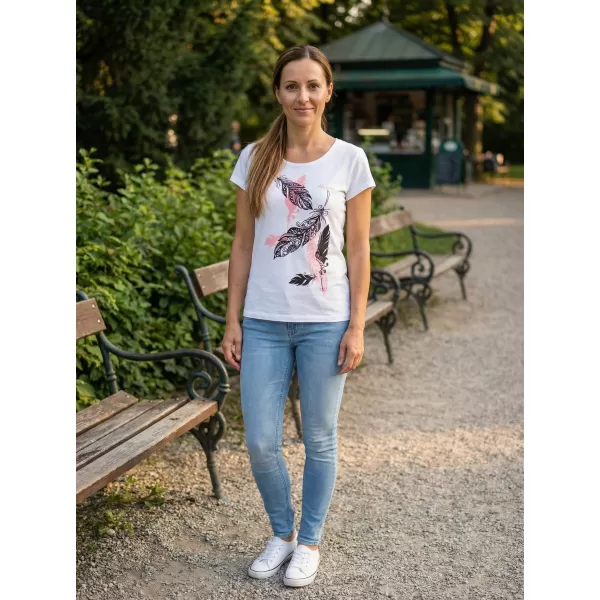  Dámské triko ALTISPORT ALW178122 BÍLÁ 