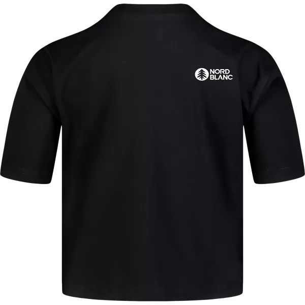  Dámský crop top NORDBLANC CROPTOP NBSLT7819 ČERNÁ 
