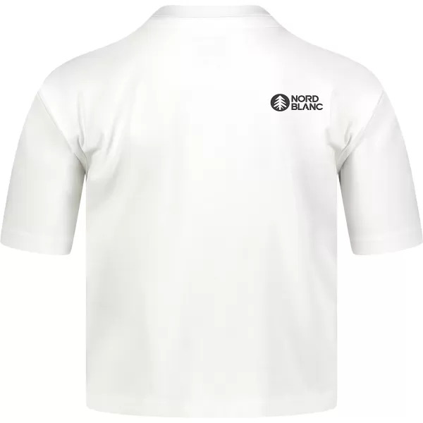  Dámský crop top NORDBLANC CROPTOP NBSLT7819 BÍLÁ 