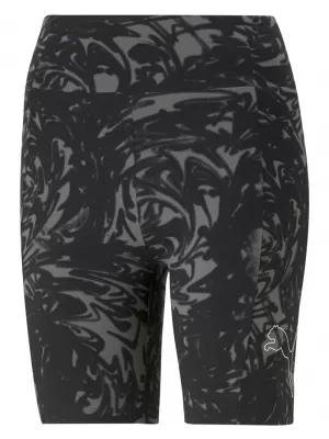 Dámské legíny PUMA POWER AOP 7 HIGH-WAIST SHORT LEGGINGS 673643-01 BLACK