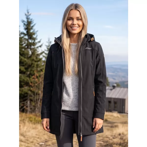  Dámský softshellový kabát ALTISPORT MAGGA LCTB220 ČERNÁ 