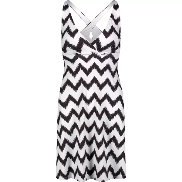  Dámské šaty NORDBLANC V-NECK NBSLD7804 ČERNÁ 