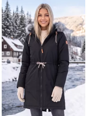 Dámský kabát ALTISPORT VOLENA LCTB218 ČERNÁ