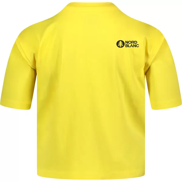  Dámský crop top NORDBLANC CROPTOP NBSLT7819 ŽLUTÁ 