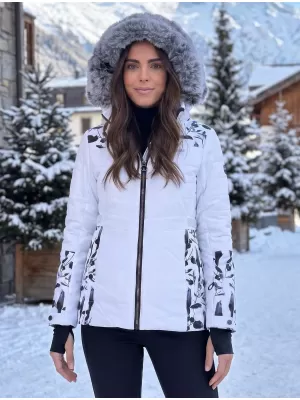Dámská zimní bunda ALTISPORT BIANCA BÍLÁ