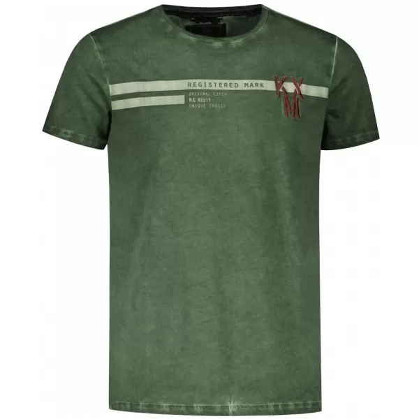  Pánské triko KIXMI RICKY MILITARY 
