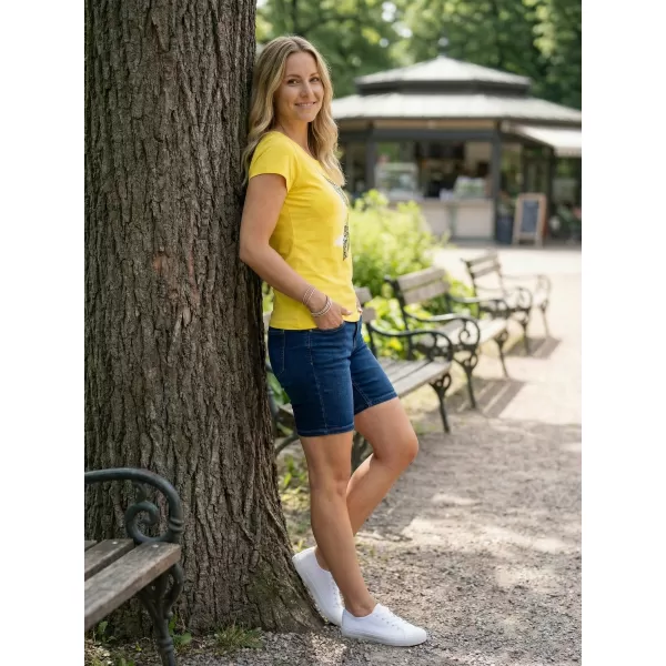  Dámské triko ALTISPORT ALW178122 CITRÓNOVÁ 