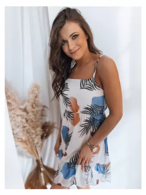 Dámské šaty DSTREET SHINE KRÉMOVÁ