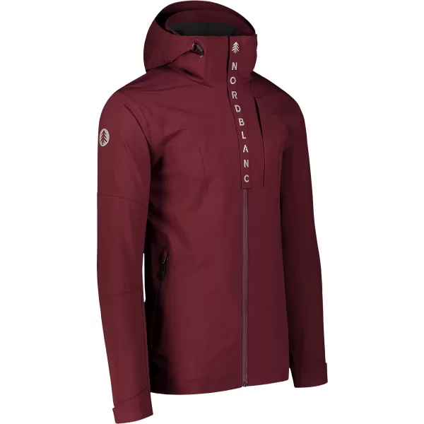  Pánská bunda NORDBLANC COMPASS NBSJM7890 VÍNOVÁ 