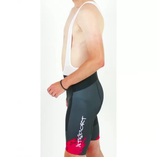  Pánské cyklošortky premium ALTISPORT SWE/ALM01S13 ČERVENÁ 