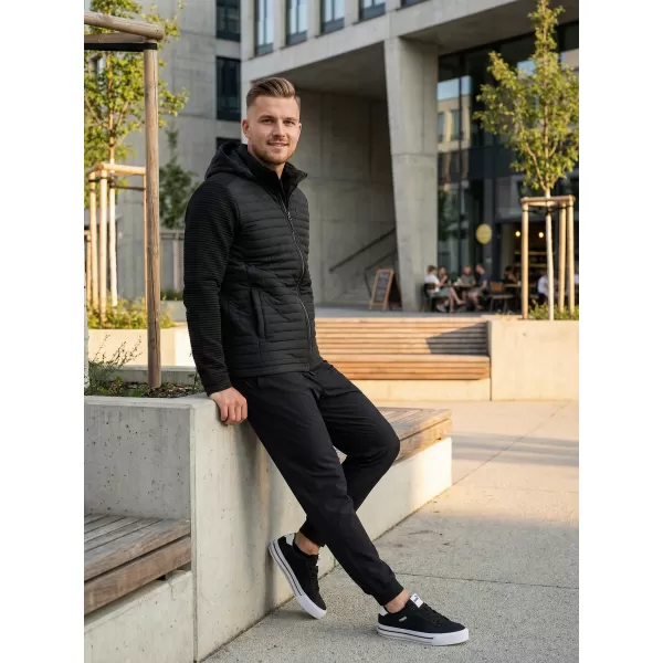  Pánská softshellová bunda KIXMI RAFAEL ČERNÁ 