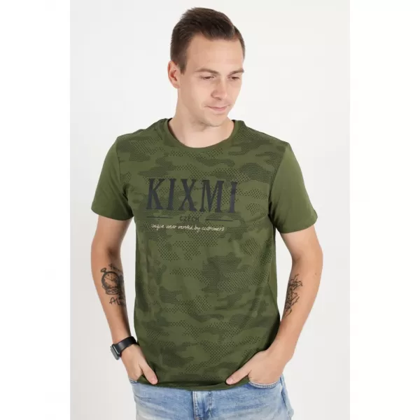  Pánské triko KIXMI RADLY MILITARY 