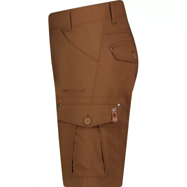  Pánské kraťasy NORDBLANC PATCHPOCKET NBSPM7904 HNĚDÁ 