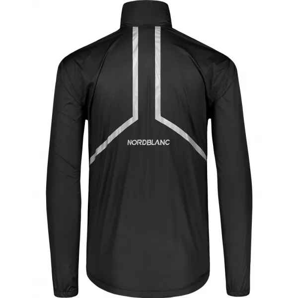  Pánská sportovní bunda NORDBLANC REFLECTIVE NBSJM7899 ČERNÁ 