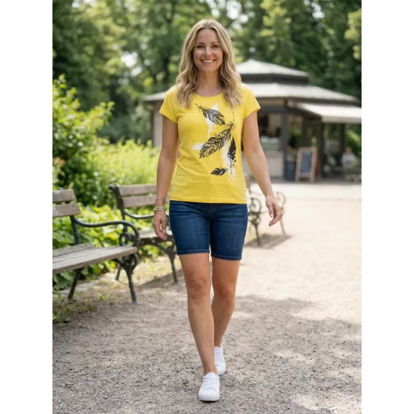  Dámské triko ALTISPORT ALW178122 CITRÓNOVÁ 