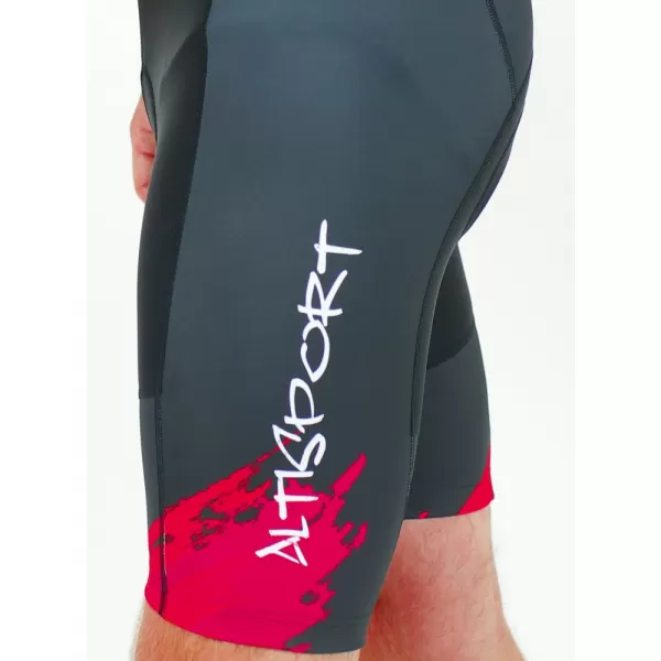  Pánské cyklošortky premium ALTISPORT SWE/ALM01S13 ČERVENÁ 