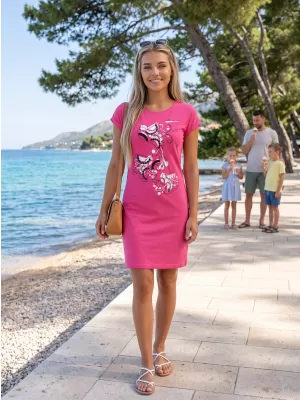 Dámské šaty ALTISPORT ALW179178 PURPUROVÁ
