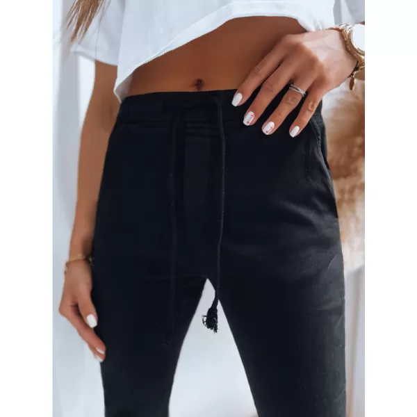  Dámské kalhoty DSTREET VICKY ČERNÁ 