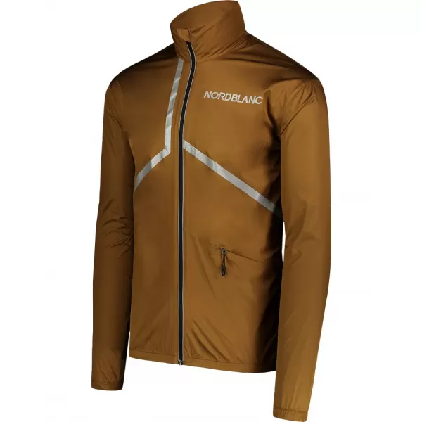  Pánská sportovní bunda NORDBLANC REFLECTIVE NBSJM7899 HNĚDÁ 