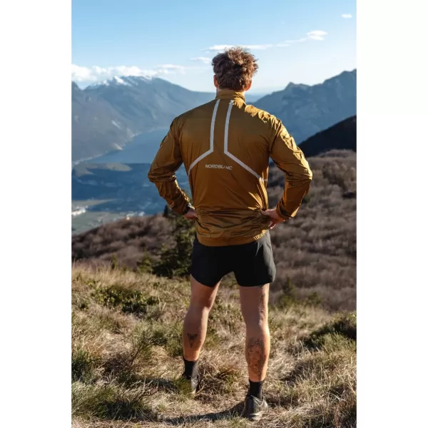  Pánská sportovní bunda NORDBLANC REFLECTIVE NBSJM7899 HNĚDÁ 
