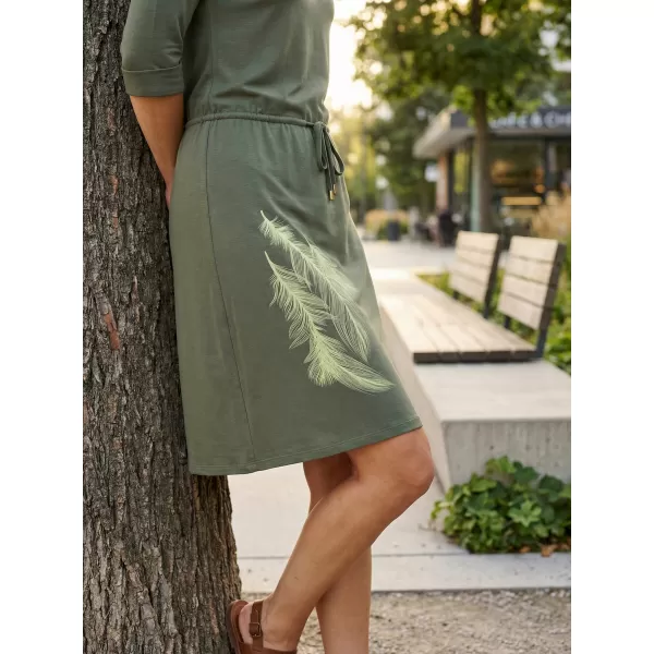  Dámské šaty ALTISPORT ALW112/ANIKA KHAKI 