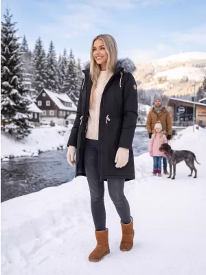 Dámský kabát ALTISPORT VOLENA LCTB218 ČERNÁ