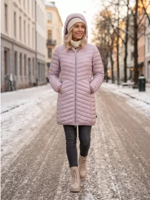 Dámský kabát SAM 73 BELLA WB 870 STARORŮŽOVÁ