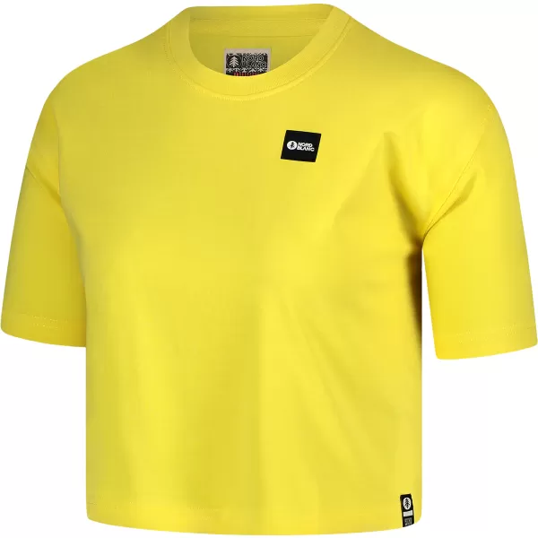  Dámský crop top NORDBLANC CROPTOP NBSLT7819 ŽLUTÁ 