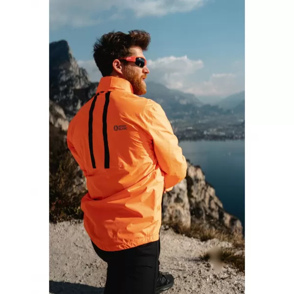  Pánská sportovní bunda NORDBLANC SECURED NBSJM7898 ŠOKUJÍCÍ ORANŽOVÁ 