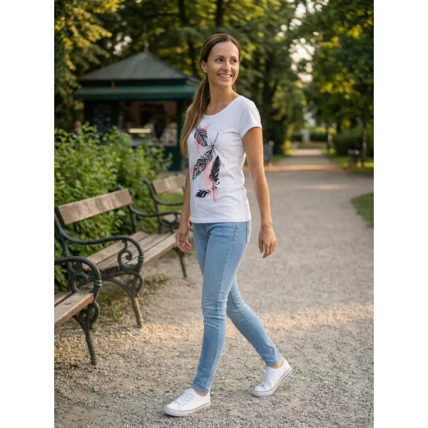  Dámské triko ALTISPORT ALW178122 BÍLÁ 