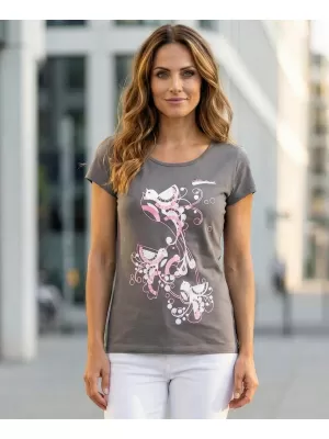 Dámské triko ALTISPORT ALW179122 OCELOVĚ ŠEDÁ