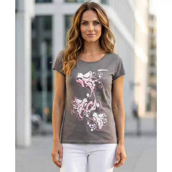  Dámské triko ALTISPORT ALW179122 OCELOVĚ ŠEDÁ 