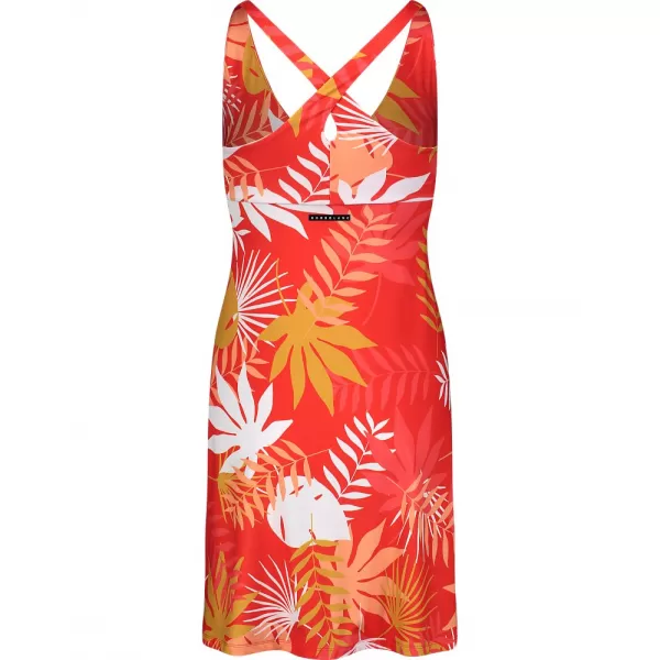  Dámské šaty NORDBLANC V-NECK NBSLD7804 ORANŽOVÝ INKOUST 
