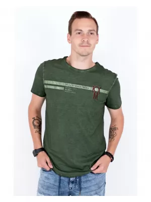 Pánské triko KIXMI RICKY MILITARY