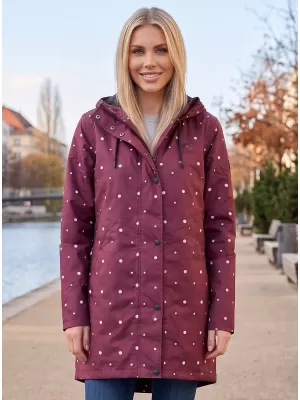 Dámská jarní bunda ALTISPORT OWEDA LJCB628 VÍNOVÁ