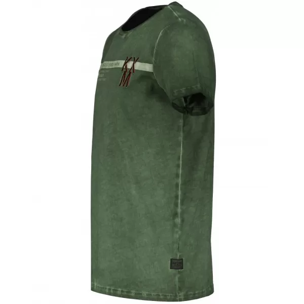  Pánské triko KIXMI RICKY MILITARY 