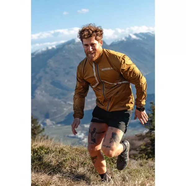  Pánská sportovní bunda NORDBLANC REFLECTIVE NBSJM7899 HNĚDÁ 