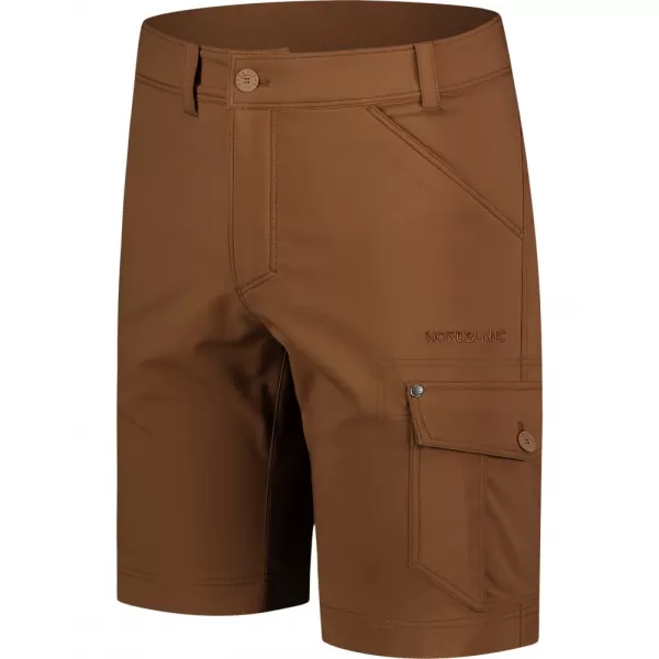  Pánské kraťasy NORDBLANC PATCHPOCKET NBSPM7904 HNĚDÁ 