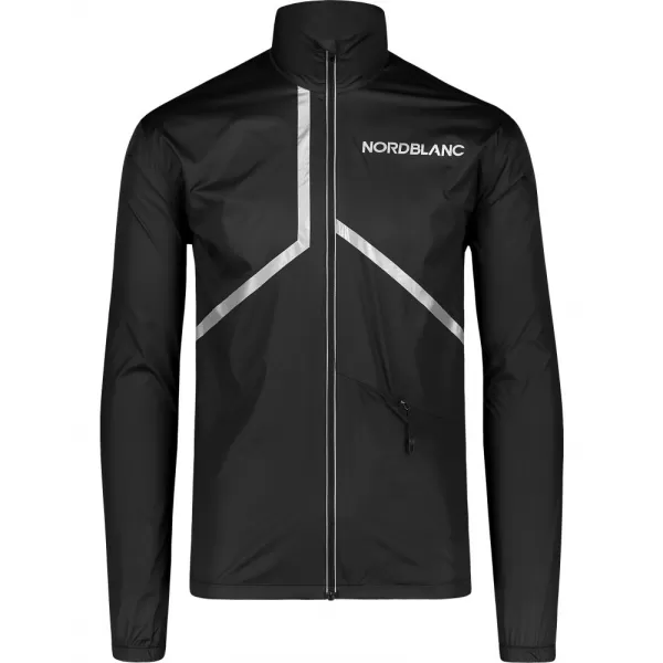  Pánská sportovní bunda NORDBLANC REFLECTIVE NBSJM7899 ČERNÁ 
